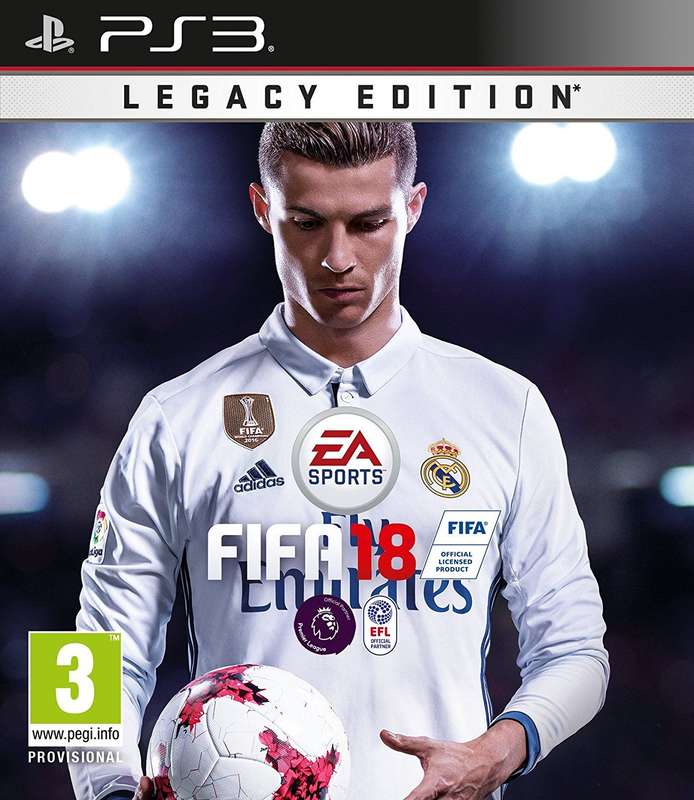 FIFA 18 - Legacy Edition (PS3)(Pwned) - Electronic Arts / EA Sports 120G