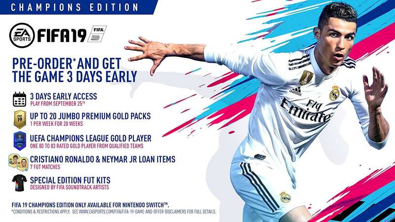 FIFA 19 - Champions Edition (PS4)(New) - Electronic Arts / EA Sports 90G