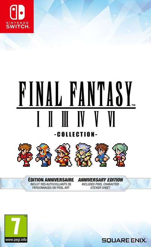 Final Fantasy I-VI Collection - Anniversary Edition (NS / Switch)(New) - Square Enix 100G