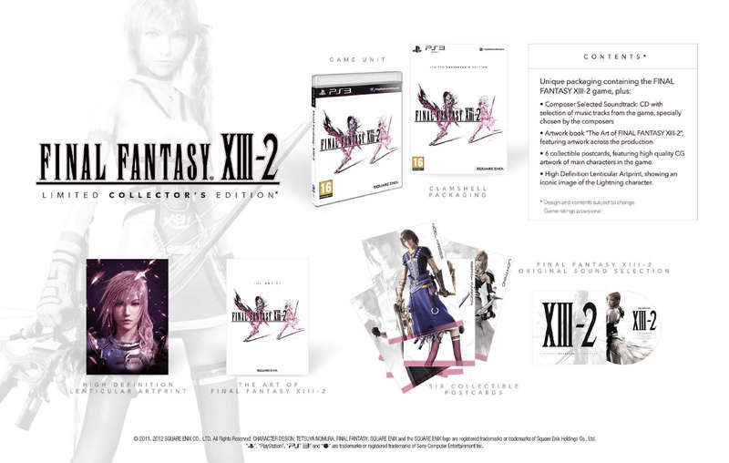 Final Fantasy XIII-2 - Limited Collector's Edition (PS3)(Pwned) - Square Enix 400G