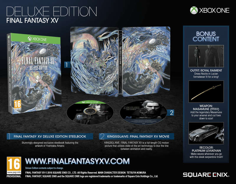 Final Fantasy XV - Deluxe Edition (Xbox One)(Pwned) - Square Enix 120G