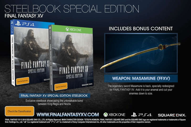 Final Fantasy XV - Special Edition (Xbox One)(New) - Square Enix 200G