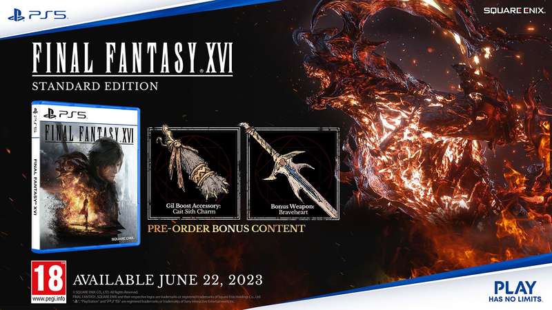 Final Fantasy XVI (PS5)(New) - Square Enix 90G
