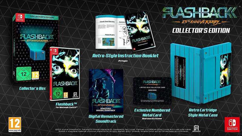 Flashback - Collector's Edition (NS / Switch)(New) - Microids 100G