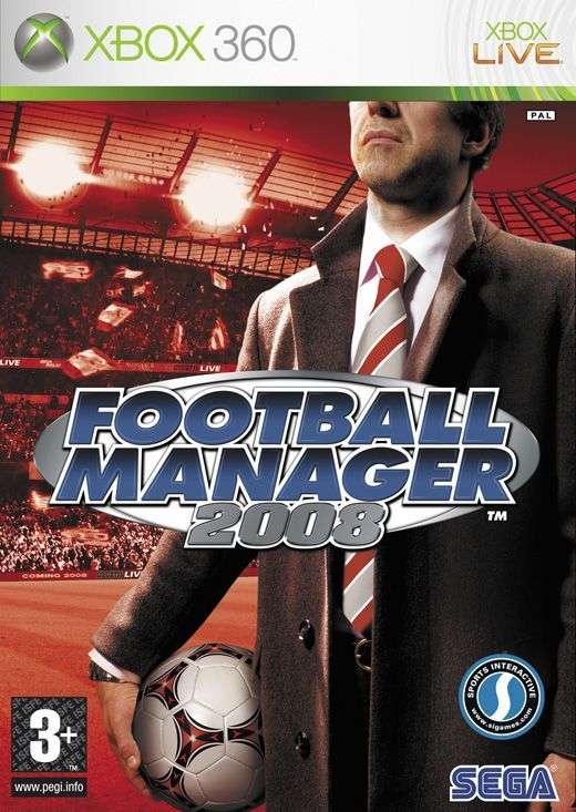 Football Manager 2008 (Xbox 360)(Pwned) - SEGA 130G