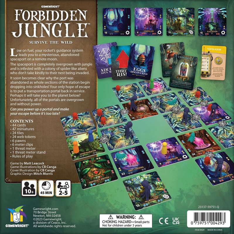 Forbidden Jungle (New) - Gamewright 1000G
