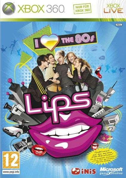 Lips: I Love the 80s (Xbox 360)(Pwned) - Microsoft / Xbox Game Studios 130G