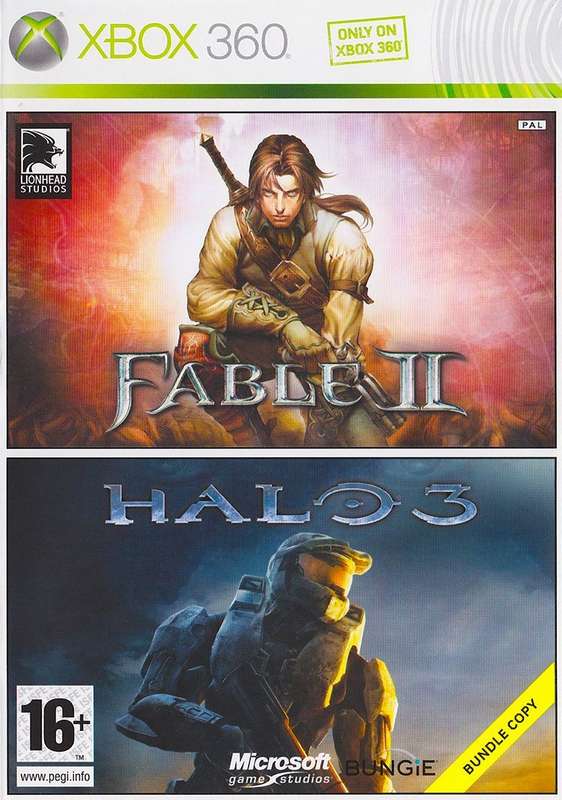 2 in 1: Fable II + Halo 3 (Xbox 360)(Pwned) - Microsoft / Xbox Game Studios 200G