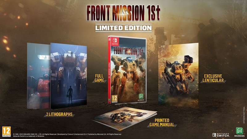 Front Mission 1st: Remake - Limited Edition (NS / Switch)(New) - Microids 100G