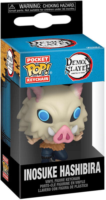 Funko Pocket Pop! Animation: Demon Slayer - Inosuke Hashibira Vinyl Figure Keychain (New) - Funko