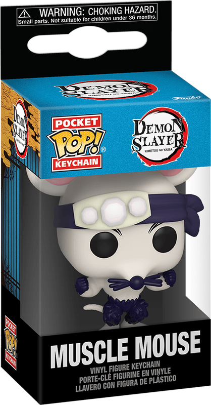 Funko Pocket Pop! Animation: Demon Slayer - Muscle Mouse Vinyl Figure Keychain (New) - Funko 200G