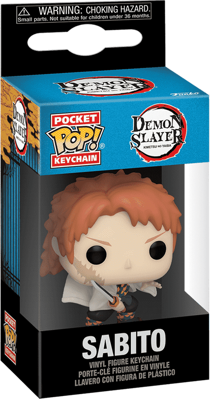 Funko Pocket Pop! Animation: Demon Slayer - Sabito Vinyl Figure Keychain (No Mask)(New) - Funko 200G