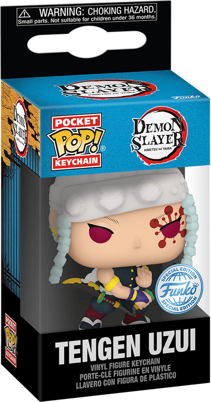 Funko Pocket Pop! Animation: Demon Slayer - Tengen Uzui with Nichirin Cleavers Vinyl Figure