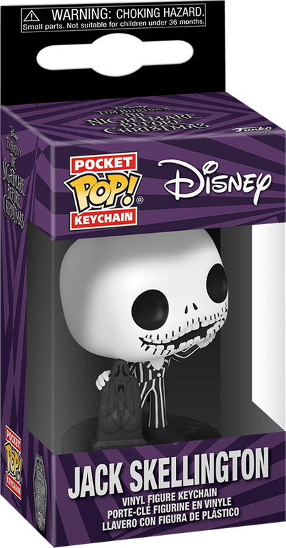 Funko Pocket Pop! Disney: The Nightmare Before Christmas - Jack Skellington Vinyl Figure Keychain