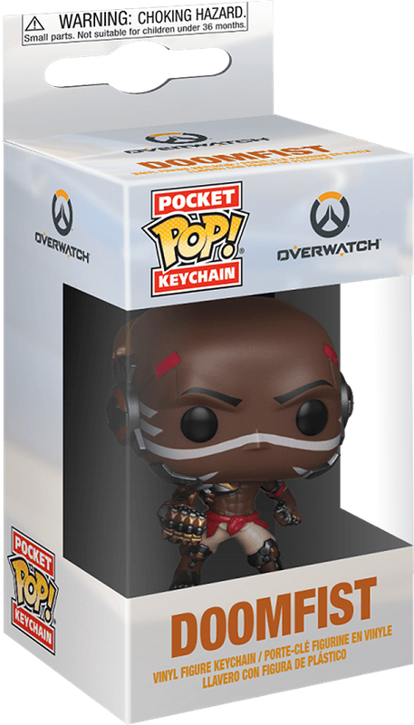 Funko Pocket Pop! Games: Overwatch - Doomfist Vinyl Figure Keychain (New) - Funko 200G