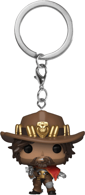 Funko Pocket Pop! Games: Overwatch - McCree Vinyl Figure Keychain (New) - Funko 200G