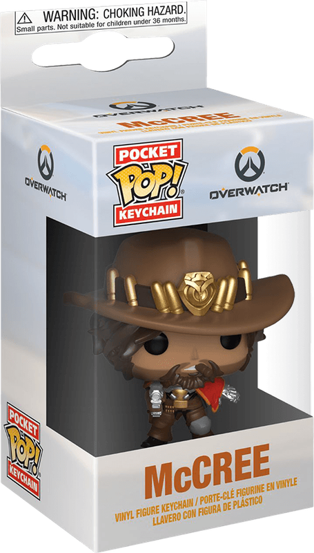 Funko Pocket Pop! Games: Overwatch - McCree Vinyl Figure Keychain (New) - Funko 200G