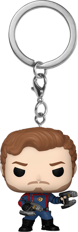 Funko Pocket Pop! Marvel: Guardians of the Galaxy Vol. 3 - Star-Lord Vinyl Bobble-Head Keychain