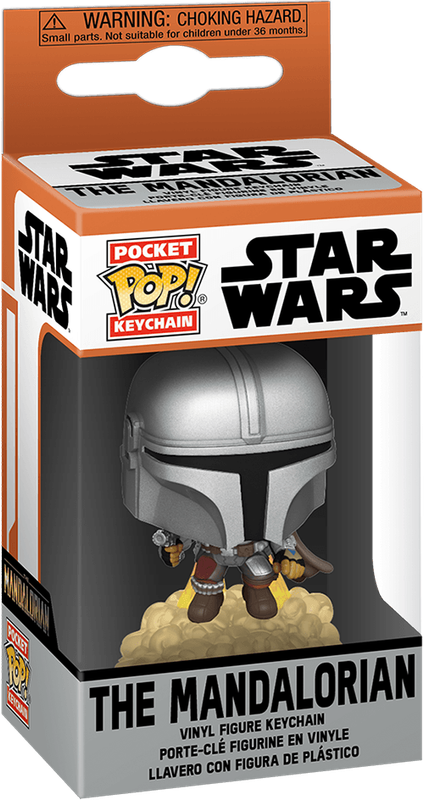 Funko Pocket Pop! Star Wars: The Mandalorian - The Mandalorian with Blaster Vinyl Bobble-Head