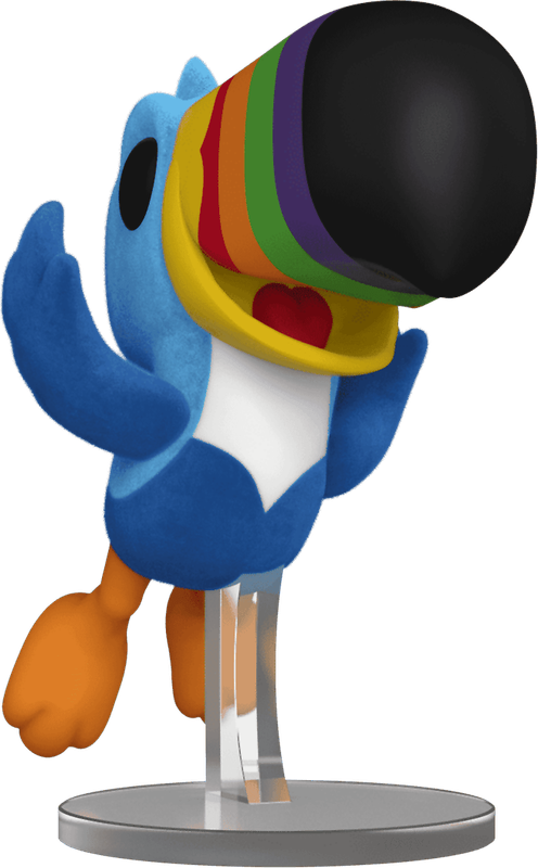Funko Pop! Ad Icons 195: Kellogg's Froot Loops - Toucan Sam Flying Vinyl Figure (Flocked)(New) -
