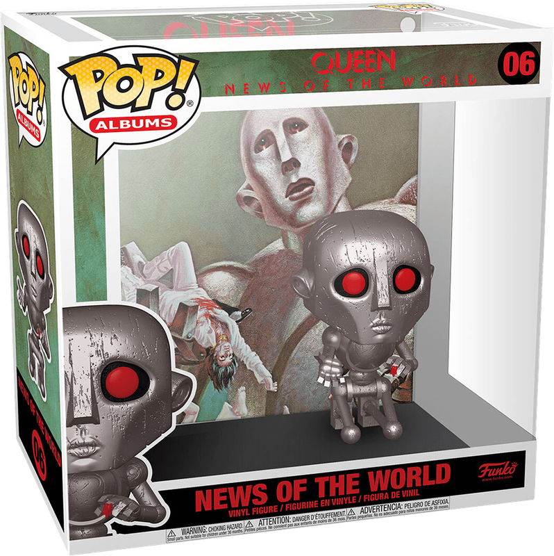 Funko Pop! Albums 06: Queen - News of the World Vinyl Figure (New) - Funko 750G