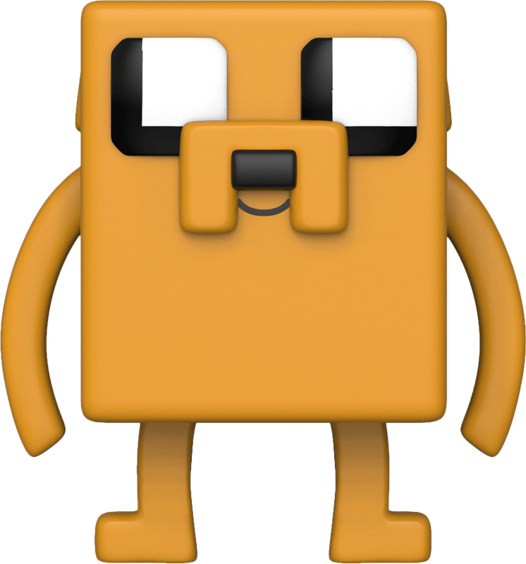 Funko Pop! Animation 412: Adventure Time x Minecraft - Jake Vinyl Figure (New) - Funko 440G