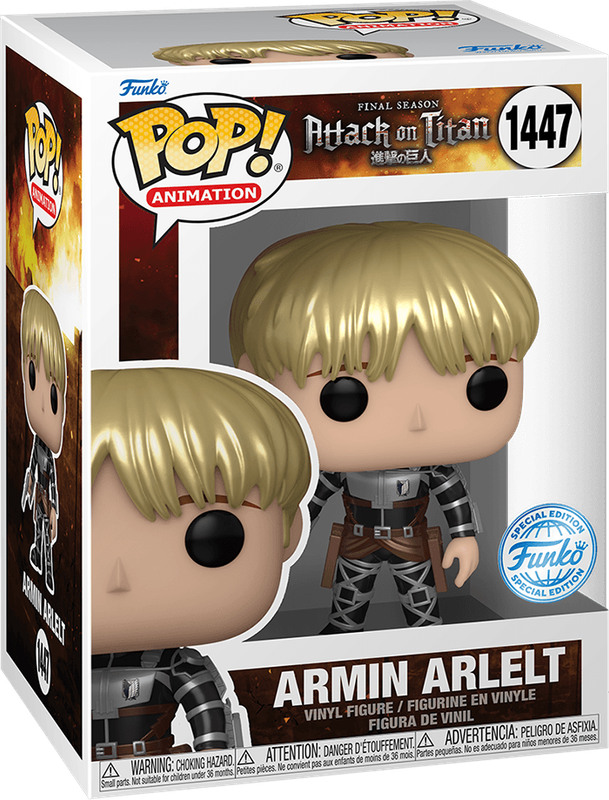 Funko Pop! Animation 1447: Attack on Titan: The Final Season - Armin Arlelt Vinyl Figure