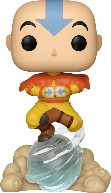 Funko Pop! Animation 541: Avatar: The Last Airbender - Aang on Airscooter Vinyl Figure (New) -
