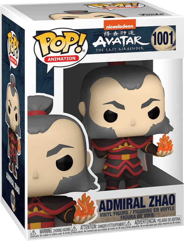 Funko Pop! Animation 1001: Avatar: The Last Airbender - Admiral Zhao Vinyl Figure (Glow in the