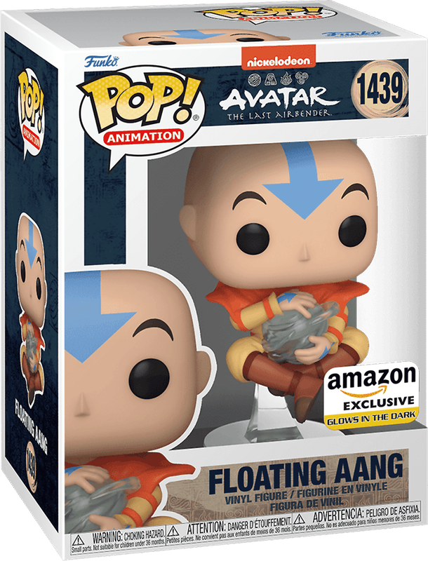 Funko Pop! Animation 1439: Avatar: The Last Airbender - Floating Aang Vinyl Figure (Glow in the
