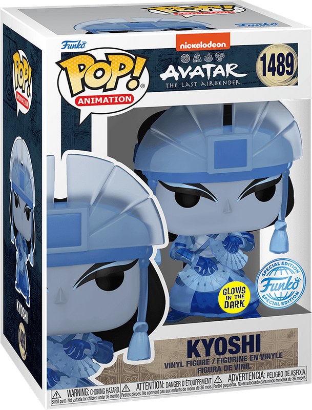 Funko Pop! Animation 1489: Avatar: The Last Airbender - Kyoshi Vinyl Figure (Spirit)(Glow in the