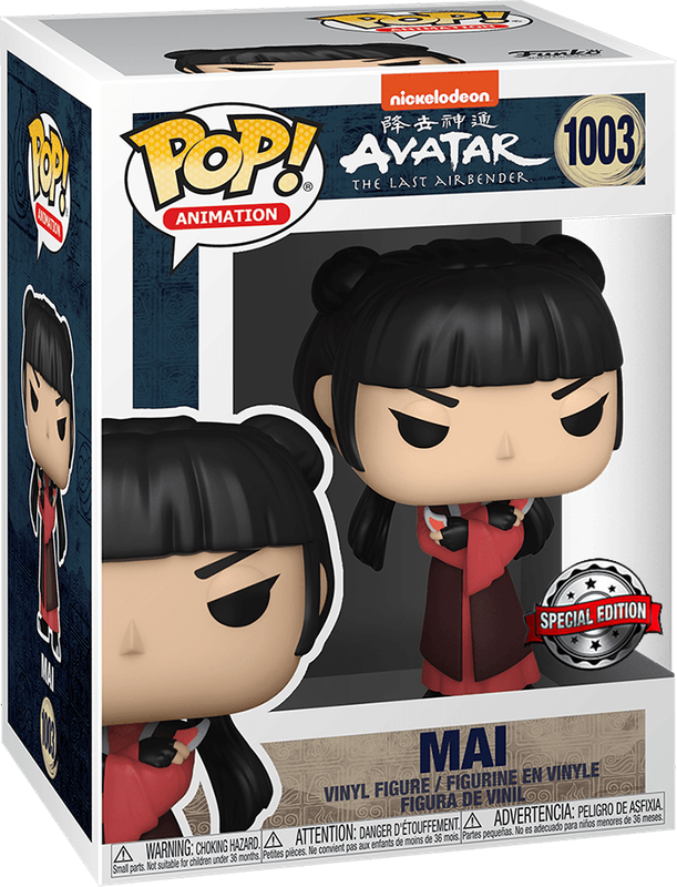 Funko Pop! Animation 1003: Avatar: The Last Airbender - Mai Vinyl Figure *See Note* (New) - Funko