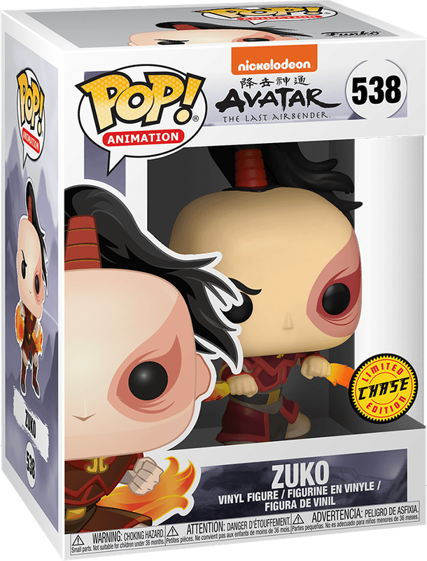 Funko Pop! Animation 538: Avatar: The Last Airbender - Zuko with Flame Daggers Vinyl Figure *See