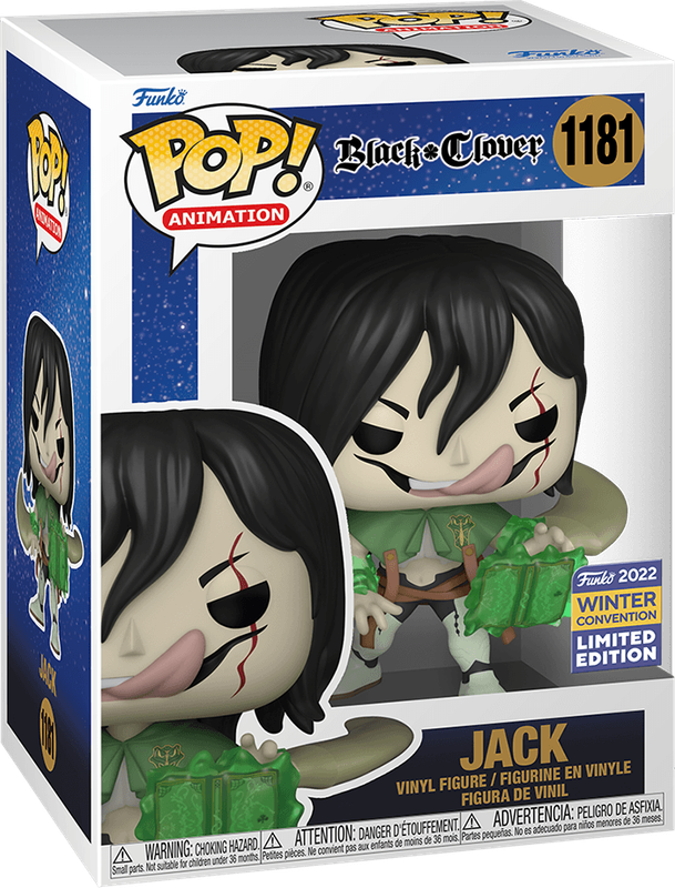 Funko Pop! Animation 1181: Black Clover - Jack Vinyl Figure (New) - Funko 440G