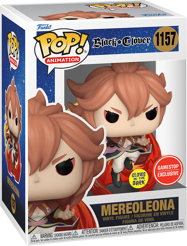 Funko Pop! Animation 1157: Black Clover - Mereoleona Vinyl Figure (Glow in the Dark)(New) - Funko