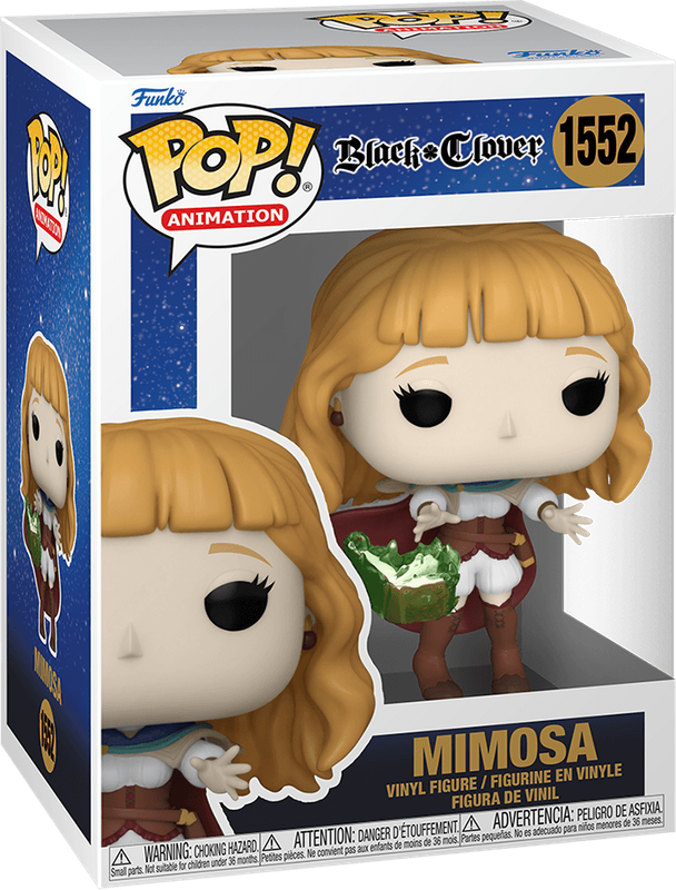 Funko Pop! Animation 1552: Black Clover - Mimosa with Grimoire Vinyl Figure (New) - Funko 440G