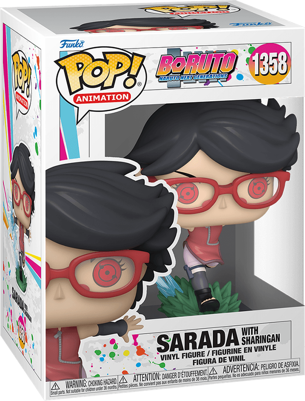 Funko Pop! Animation 1358: Boruto: Naruto Next Generations - Sarada with Sharingan Vinyl Figure