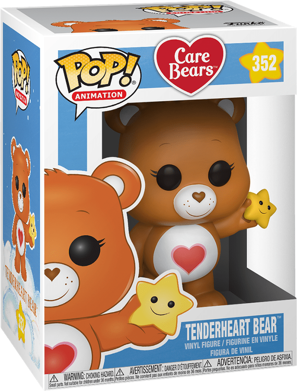 Funko Pop! Animation 352: Care Bears - Tenderheart Bear Vinyl Figure (New) - Funko 440G