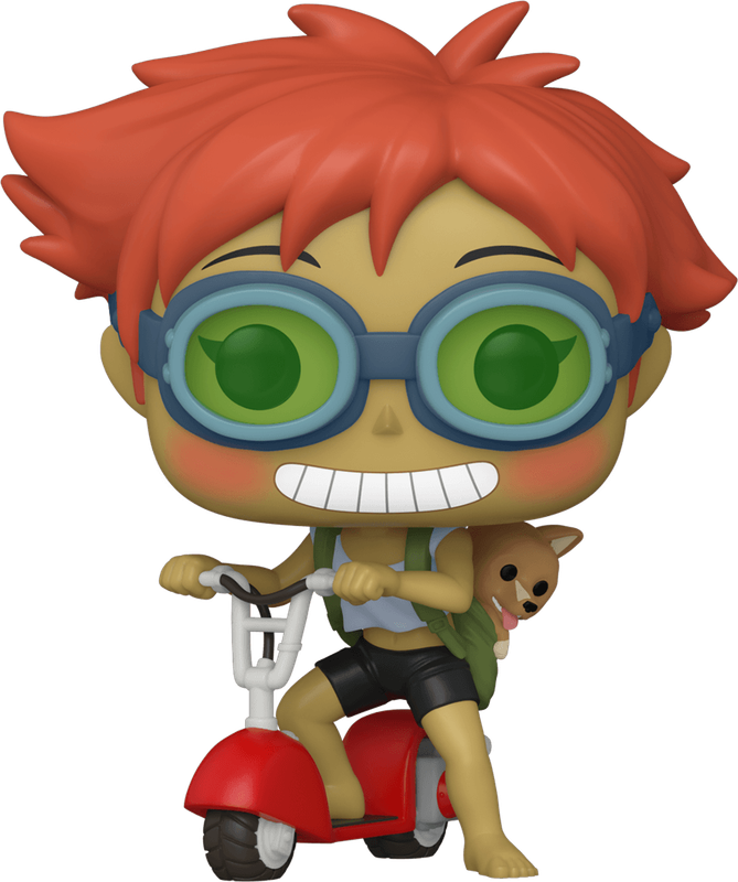 Funko Pop! Animation 1215: Cowboy Bebop - Ed and Ein on Scooter Vinyl Figure *See Note* (New) -