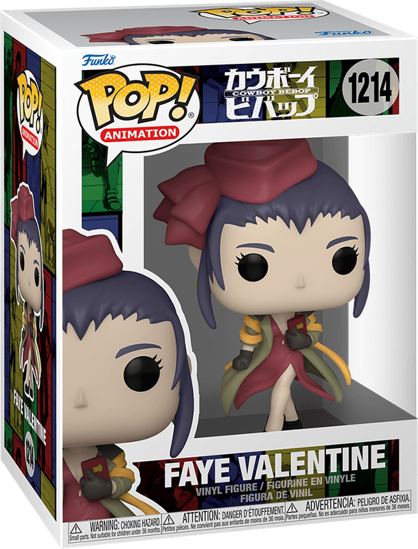 Funko Pop! Animation 1214: Cowboy Bebop - Faye Valentine Vinyl Figure (New) - Funko 440G