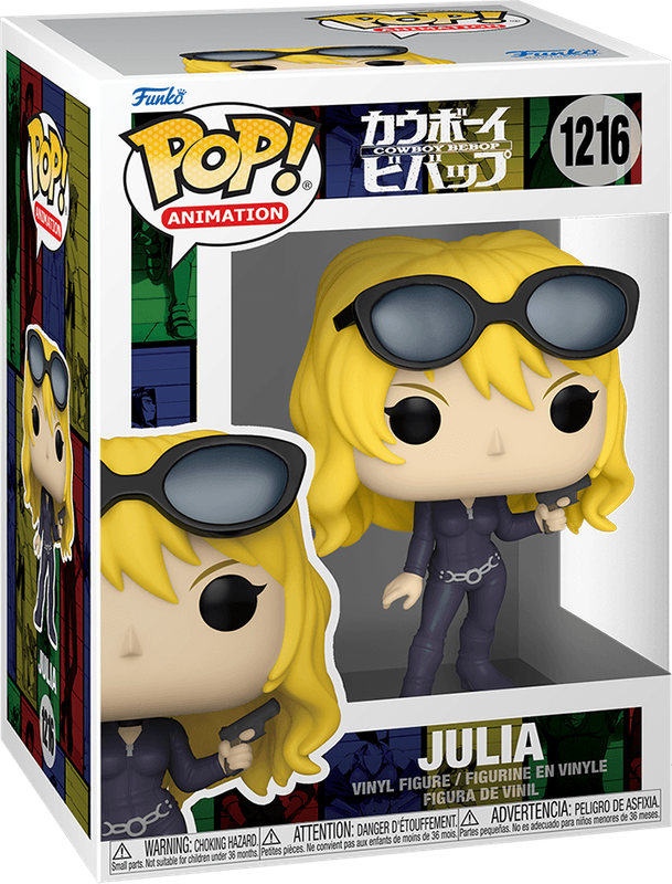 Funko Pop! Animation 1216: Cowboy Bebop - Julia with Pistol Vinyl Figure (New) - Funko 440G
