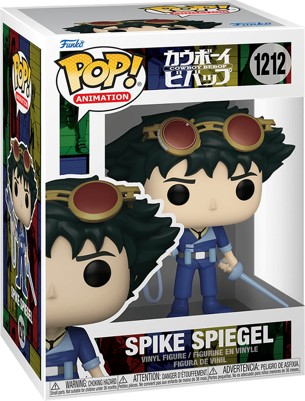Funko Pop! Animation 1212: Cowboy Bebop - Spike Spiegel with Weapon and Sword Vinyl Figure (New) -