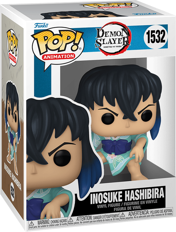 Funko Pop! Animation 1532: Demon Slayer - Inosuke Hashibira wearing Kimono Vinyl Figure (New) -