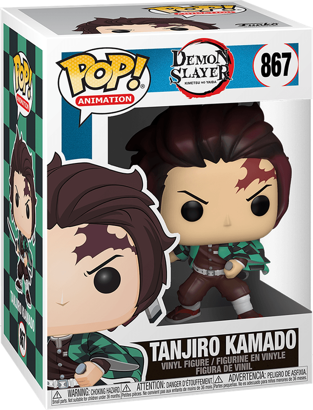 Funko Pop! Animation 867: Demon Slayer - Tanjiro Kamado Vinyl Figure (New) - Funko 440G