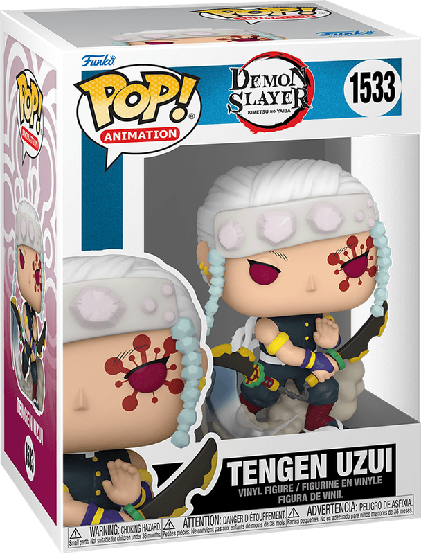 Funko Pop! Animation 1533: Demon Slayer - Tengen Uzui Vinyl Figure (New) - Funko 440G