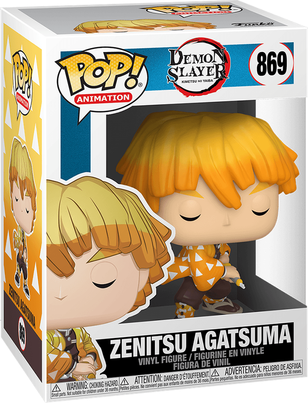 Funko Pop! Animation 869: Demon Slayer - Zenitsu Agatsuma Vinyl Figure (New) - Funko 440G