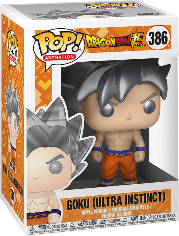 Funko Pop! Animation: DragonBall Super - Goku Vinyl Figure (Ultra Instinct)(New) - Funko 300G