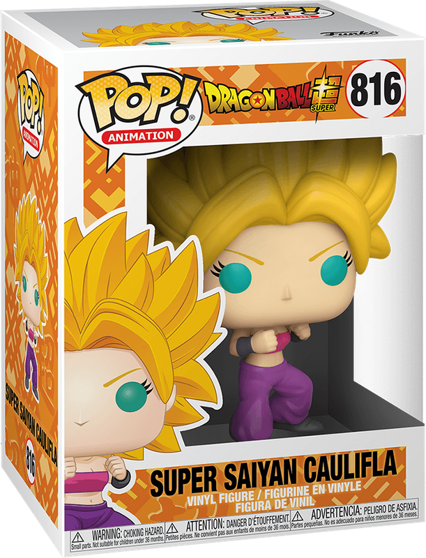 Funko Pop! Animation 816: DragonBall Super - Super Saiyan Caulifla Vinyl Figure (New) - Funko 440G