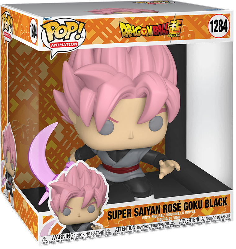 Funko Pop! Animation 1284: DragonBall Super - Super Saiyan Rose Goku Black with Scythe Super Sized