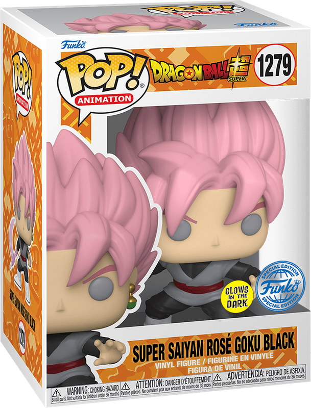 Funko Pop! Animation 1279: DragonBall Super - Super Saiyan Rose Goku Black with Scythe Vinyl Figure